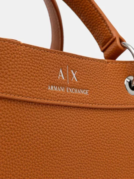 Кожаная сумка Armani Exchange