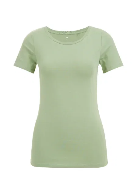WE Fashion Tricou pastel verde