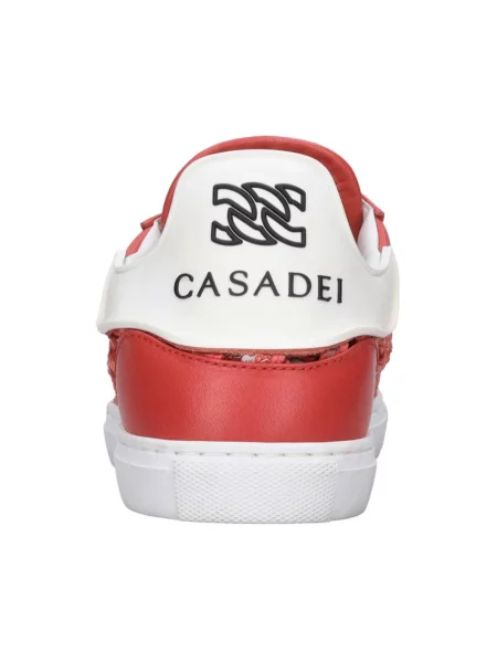 Sneakersy Casadei skórzane czerwone