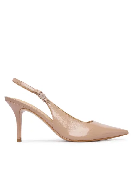 Guess Pantofi cu subțire FLTNAS închis bej