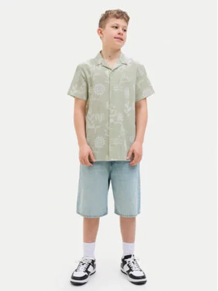 Jack & Jones Junior Marškiniai Luke žalia