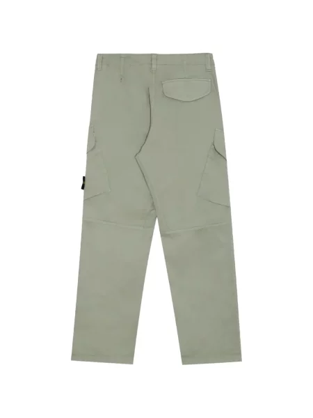 Pantaloni cargo Stone Island cu strasuri verde