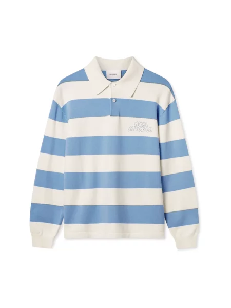 Axel Arigato sweter z dodatkiem wełny Rey Polo Sweater niebieska
