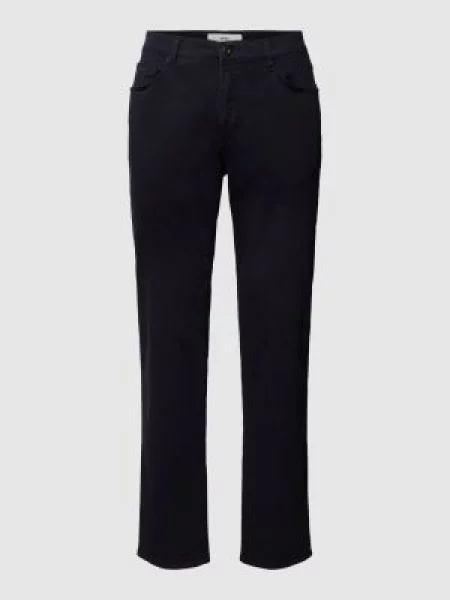 Brax Chinosy Cadiz Straight Fit blau granatowe
