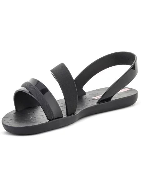 Női szandálok Ipanema Vibrant Sand black/black/pink. Méret: 37 EU fekete