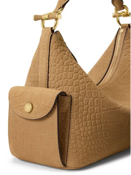 Kabelka LAUREN RALPH LAUREN hnědá