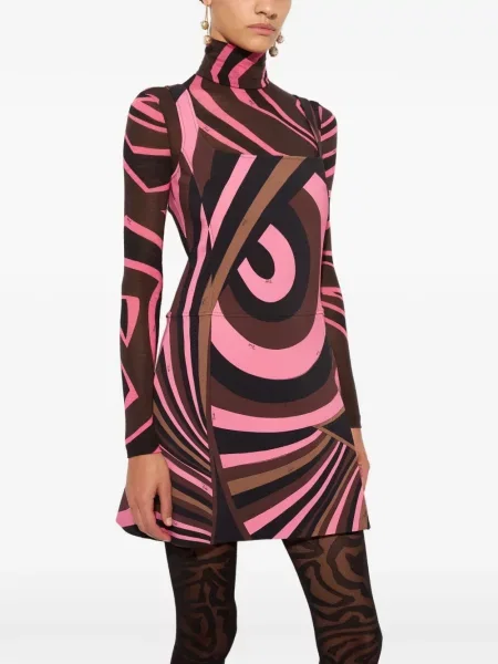 Rochie Pucci cu imagine roz