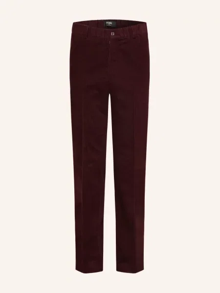 Fendi Spodnie Z Sztruksu Regular Fit rot