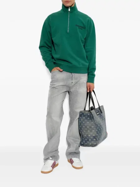 Hanorac Dsquared2 cu autograf verde