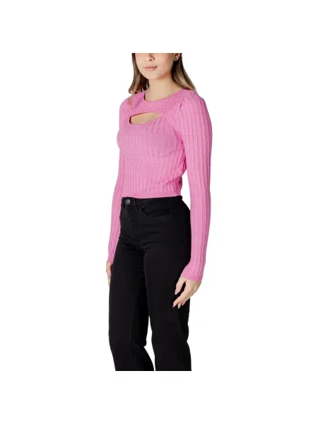 ONLY Pulover Meddi Cropped Fit roz