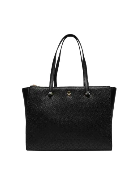 Shopperka Tommy Hilfiger czarna