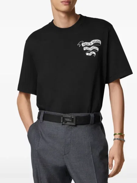 Tricou Versace cu imagine negru