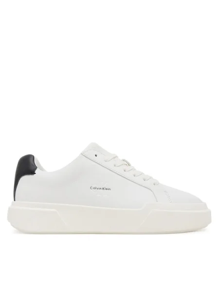 Calvin Klein Sneakers Chunky Cupsole Laceup Lth Wn alb