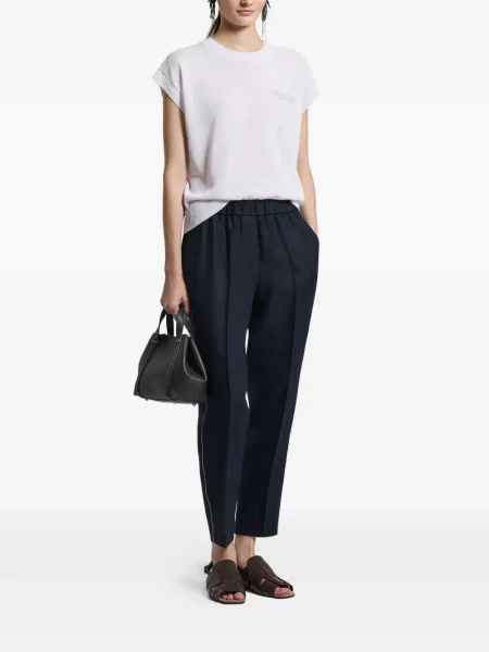 Tricou Peserico tricotate alb