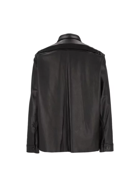 Kurtka skórzana Rick Owens czarna