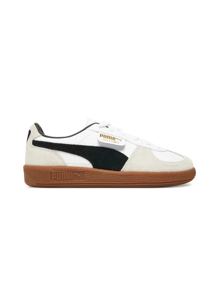 Puma gyerek velúr sportcipő Palermo Lth Jr fehér