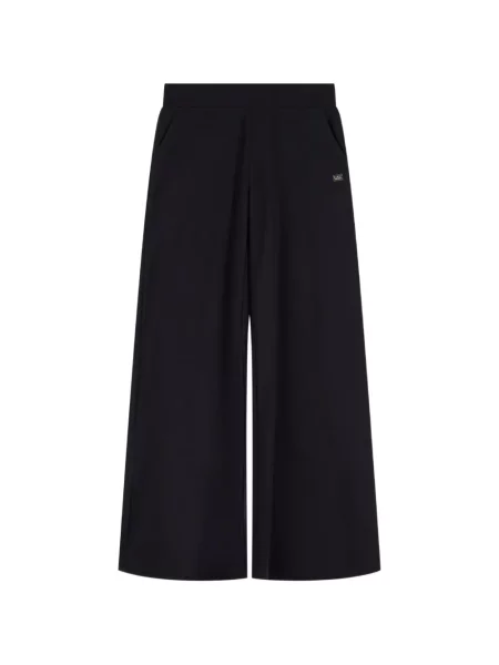 Pantaloni Ea7 Emporio Armani cu autograf negru