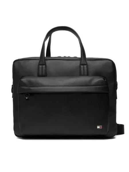 Brašna na notebook Tommy Hilfiger černá