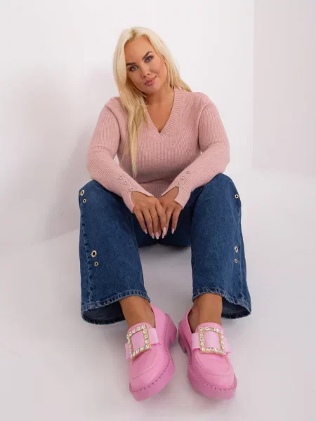 Pulover Fashionhunters roz