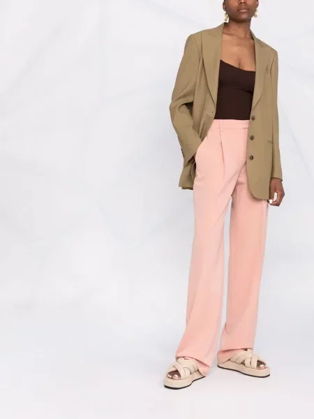 Pantaloni Alberta Ferretti roz