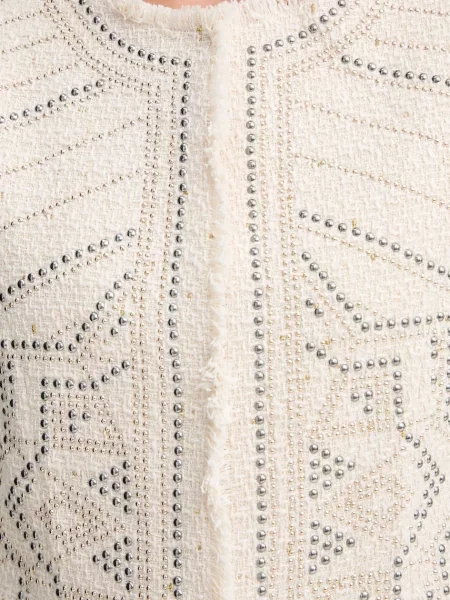 Піджак Morgan однобортний візерунок VCLIKY бежевий