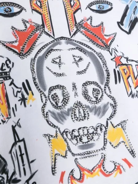 Koszulka dziecięca Philipp Plein biała