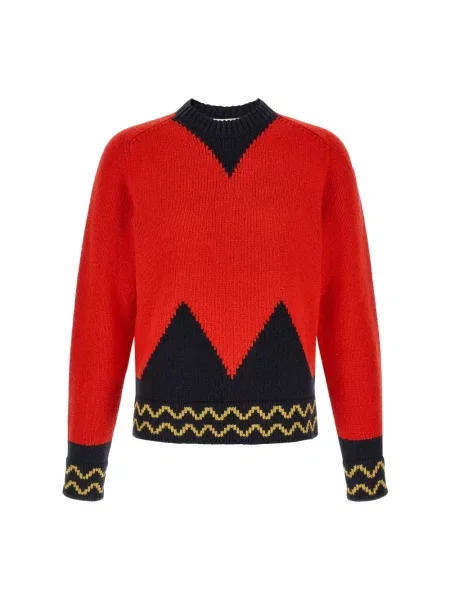Sweter Marni wełniany czerwony