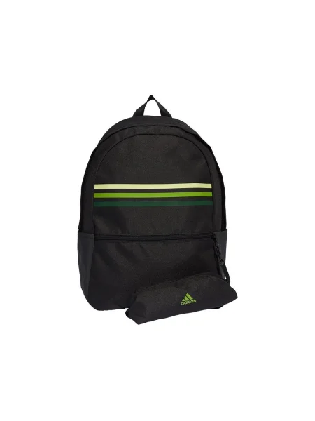 Geantă Adidas cu dungi clasică negru