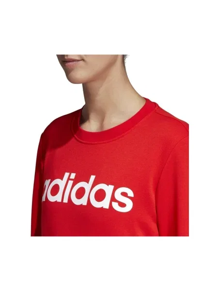 Mikina bez kapucne Adidas červená