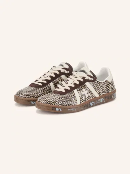 Premiata Sneakersy Bonnied braun białe