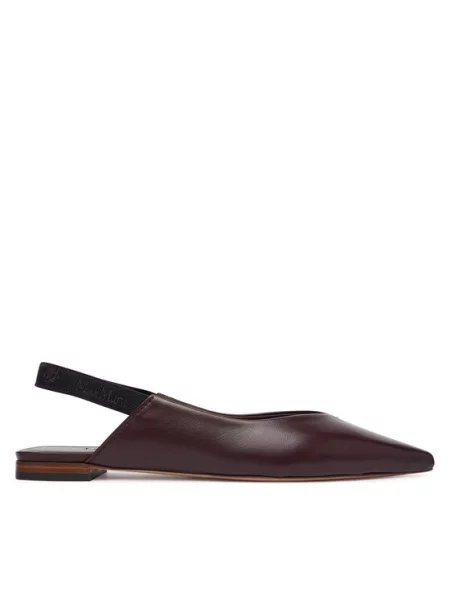 Max Mara Balerinke Mxacrea Bordo rdeča