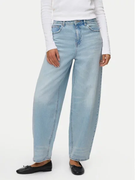 Vero Moda Jeans hlače Billie Barrel Fit modra