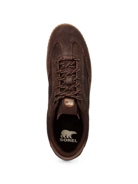 Sneakerși Sorel din piele de căprioară maro