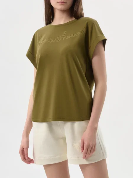 Футболка Emporio Armani зелена