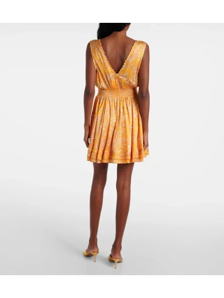 Rochie Poupette St Barth cu imagine galben