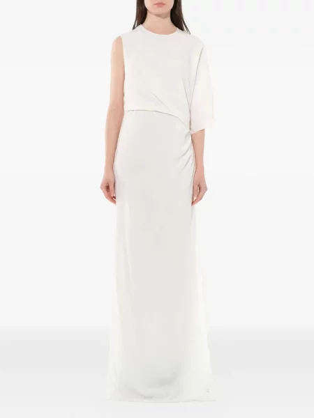 Haljina Givenchy s draperijom bijela