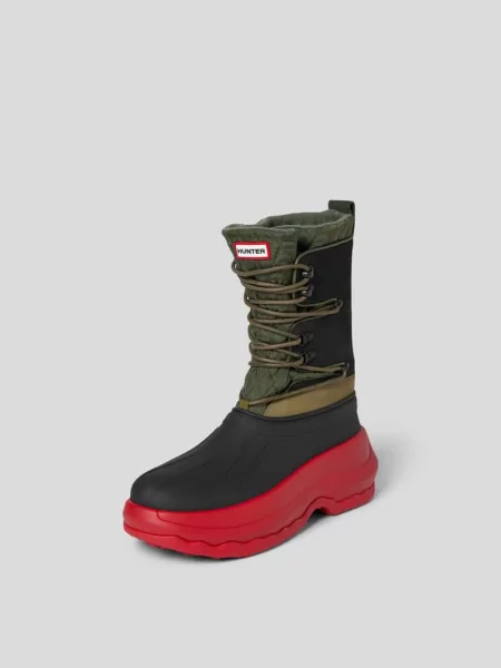 Botki sznurowane Kenzo X HUNTER' czerwone