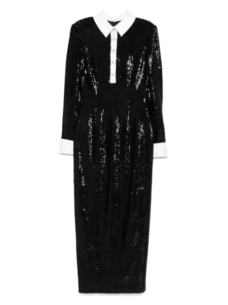 Rochie Silk Love & Lace de mătase de costum negru