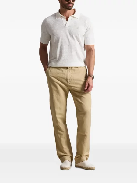 Φόρεμα Polo Ralph Lauren χωρίς τακούνι κλασική καφέ