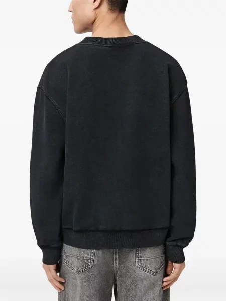Hanorac Allsaints cu autograf negru
