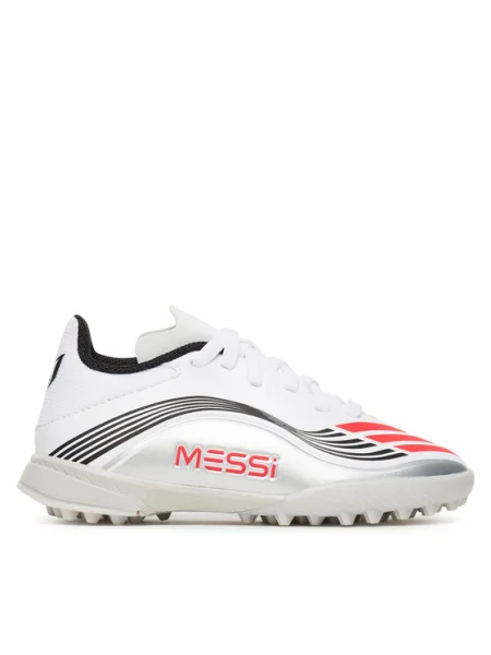 Adidas Ghete pentru fotbal Messi League alb