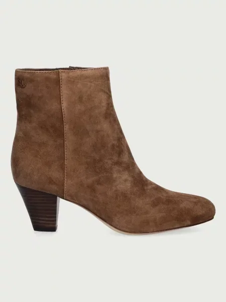 Lauren Ralph Lauren členkové čižmy dámske semišové Emrsyn Bt Hl hnedá