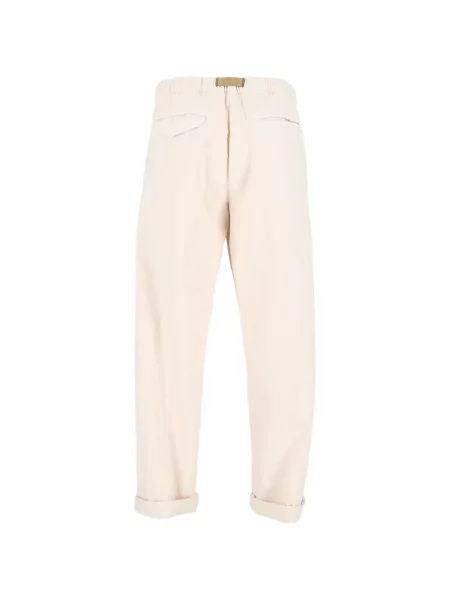 Cu centură pantaloni White Sand alb