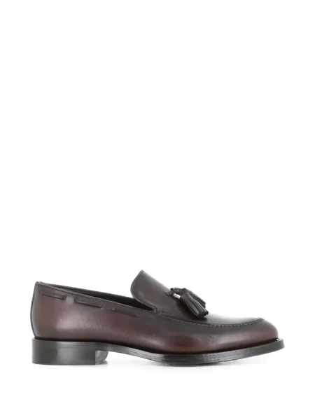 Pantofi loafer Tassinari din piele maro