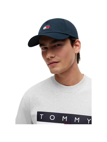 Tommy Jeans Čiapka Heritage námornícka / tmavomodrá / červená / biela modrá