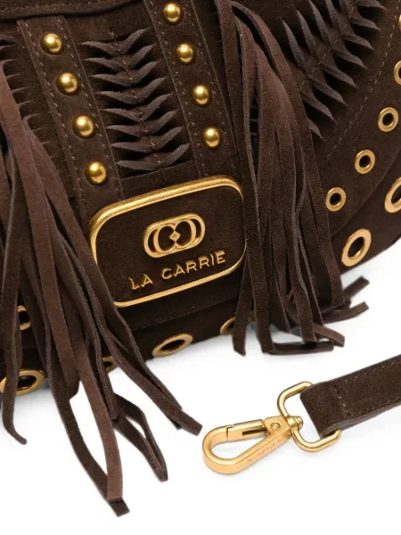 Shopper torbica La Carrie na rese smeđa