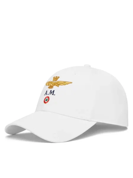 Czapka z daszkiem Aeronautica Militare off navy biała