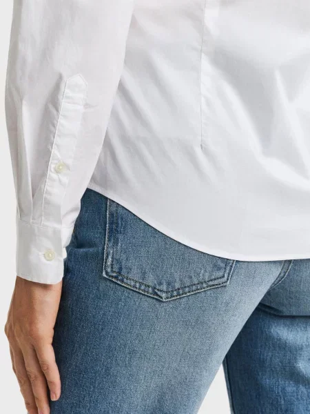 Рубашка Gant из поплина белая