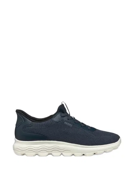 Sneakerși Geox cu șireturi din dantelă albastru