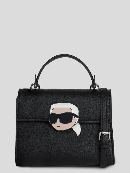 Чанта Karl Lagerfeld IKON GRAINY черно